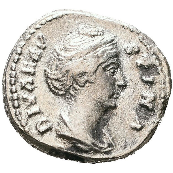 Faustina maior ar denár - Faustina Maior AR Denár - AVGVSTA-1
