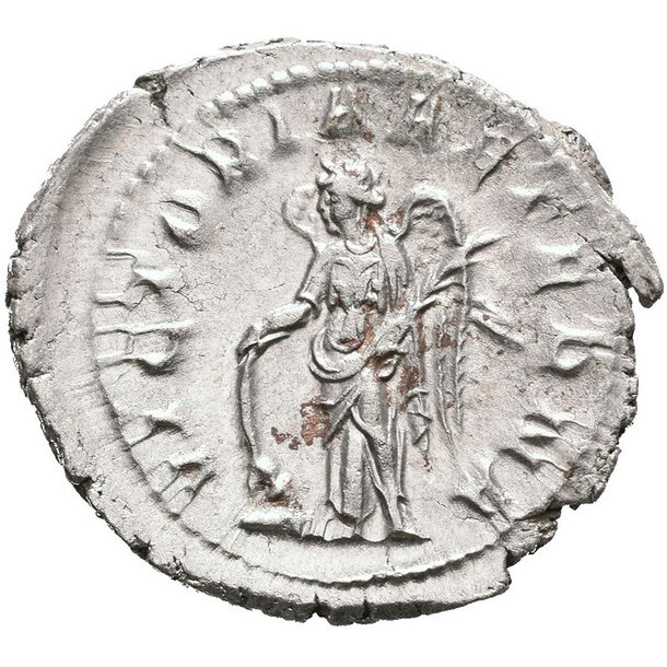 Gordianus iii. ar antoninianus - Gordianus III. AR Antoninianus - VICTORIA AETERNA RIC 156-2