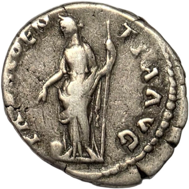 Hadrianus ar denár - Hadrianus AR Denár - PROVIDENTIA AVG-2