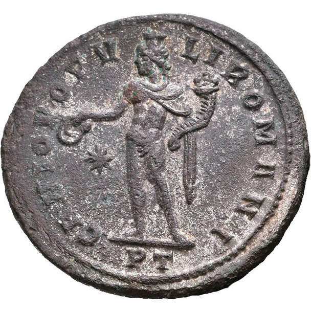 Maximian herculius ae follis - Maximian Herculius AE Follis - GENIO POPVLI ROMANI RIC 31b-2