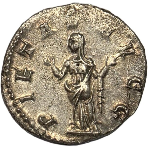 Trebonianus gallus ar antoninianus - Trebonianus Gallus AR Antoninianus - PIETAS AVGG-4