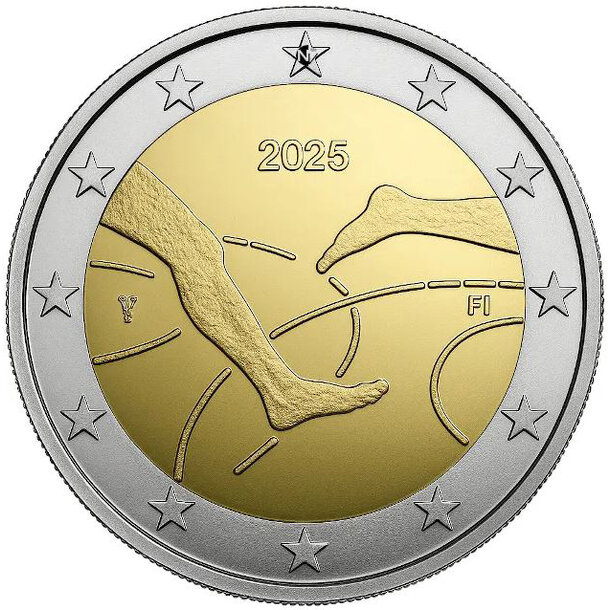 2 euro fínsko 2025 - atletika - 2-finsko-2025-atletika