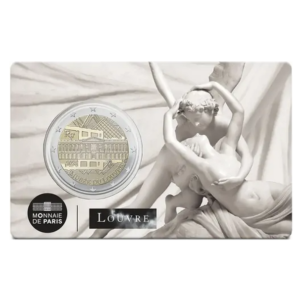 2 euro francúzsko 2025 - louvre - antonio canova - Antonio Canova