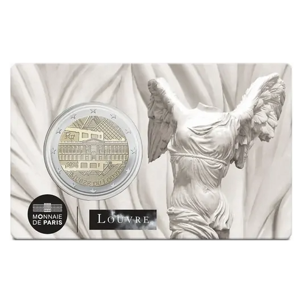 2 euro francúzsko 2025 - louvre - niké - Niké