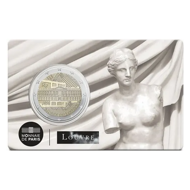 2 euro francúzsko 2025 - louvre - venuša - Venuša