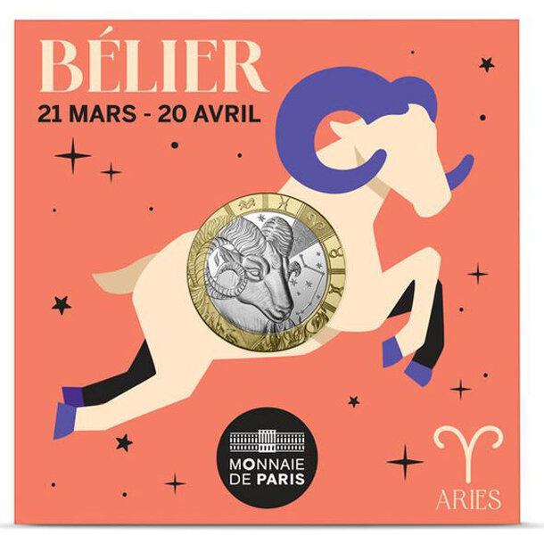 5 euro francúzsko 2025 - baran - 5-euro-francuzsko-2025-baran-3