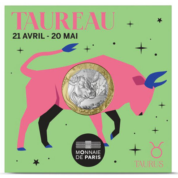 5 euro francúzsko 2025 - býk - 5-euro-francuzsko-2025-byk-3