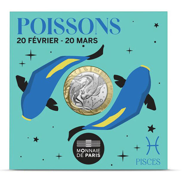 5 euro francúzsko 2025 - ryby - 5-euro-francuzsko-2025-ryby-3