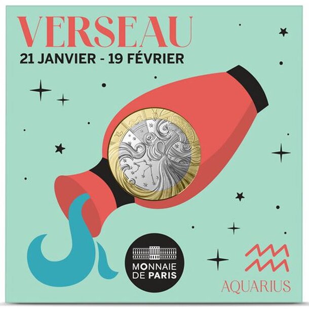 5 euro francúzsko 2025 - vodnár - 5-euro-francuzsko-2025-vodnar-3