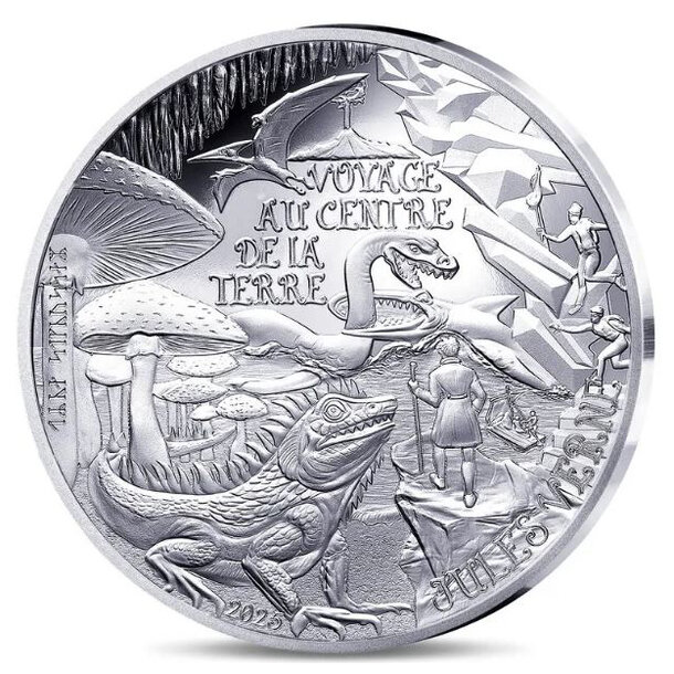 10 euro francúzsko 2025 - cesta do stredu zeme - proof - 10-euro-2025-cesta--do-stredu-zeme-1