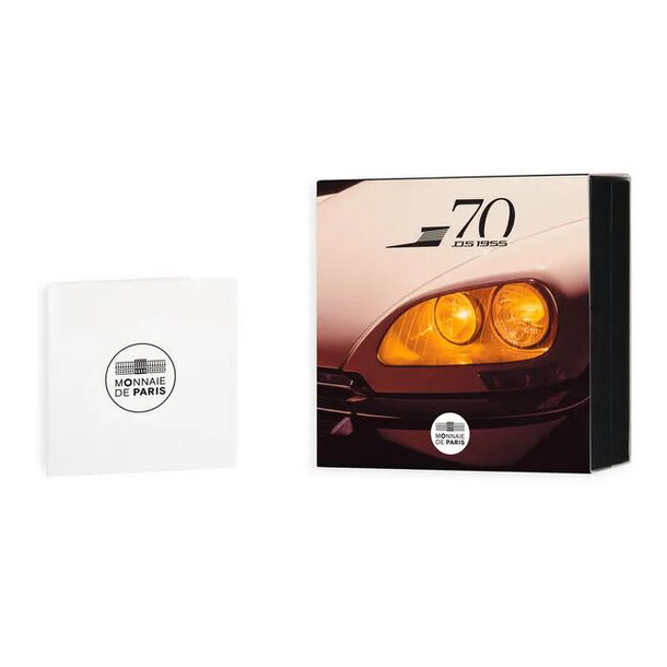 10 euro francúzsko 2025 - citroen ds - proof - 10-euro-cintroen-ds-3