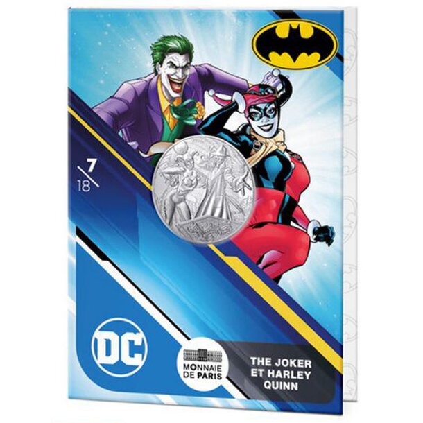 10 euro francúzsko 2025 - joker a harley quinn - blister - 10-euro-2025-joker-harley-2