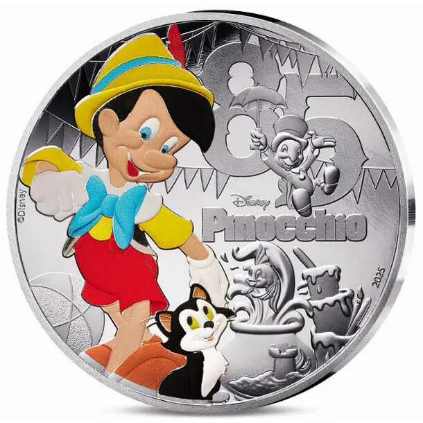 10 euro francúzsko 2025 - pinocchio - 10 € Francúzsko 2025 - Pinocchio-1