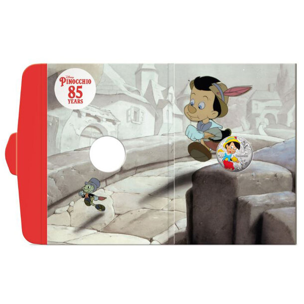 10 euro francúzsko 2025 - pinocchio - blister - 10 € Francúzsko 2025 - Pinocchio - kolorovaná-4