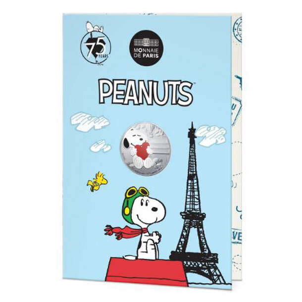 10 euro francúzsko 2025 - snoopy - blister - 10-euro-2025-snoopy-blister-3