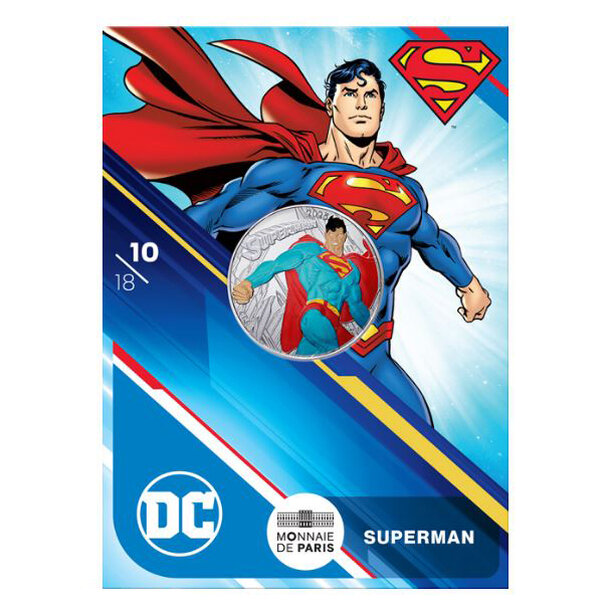 10 euro francúzsko 2025 - joker a batman - kolorovaná - 10-euro-2025-superman-2