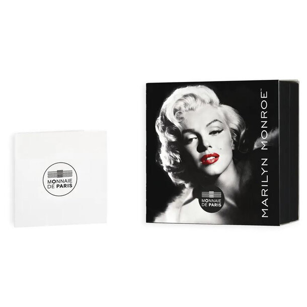 10 euro francúzsko 2026 - marilyn monroe - proof - 10 euro Francúzsko 2026 - marylin monroe -3