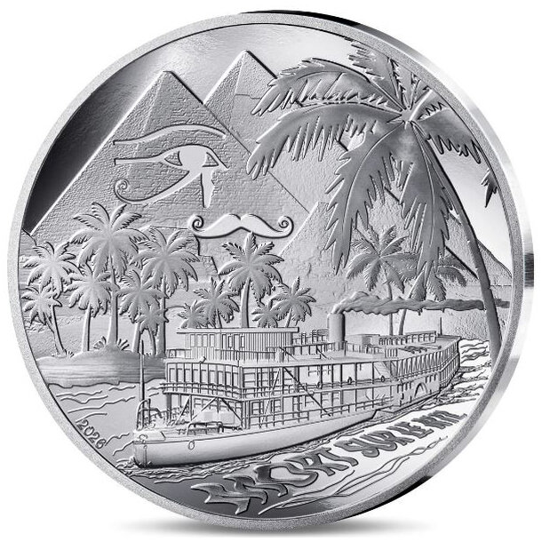 10 euro francúzsko 2026 - smrť na níle - proof - 10 euro Francúzsko 2026 - smrt na nile -1