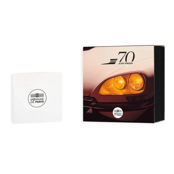 20 euro francúzsko 2025 - citroen ds - proof - 20-euro-2025-citroen-ds-5