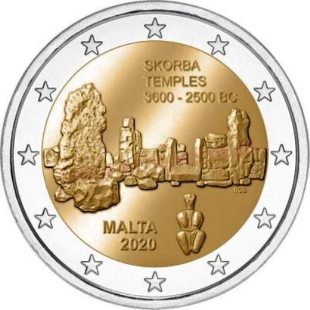 2 euro malta 2020 - chrámy skorba - Malta_2020_2-_SKO2