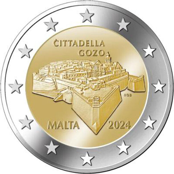 2 euro malta 2024 - citadela gozo - Malta_2024_2€_GOZO