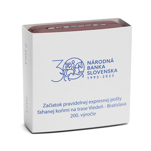 2 euro slovensko 2023 - expresná pošta - proof - 2-euro-2023-expresna-posta-poof-2