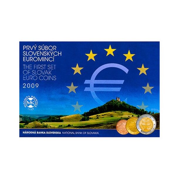 Sada obehových euro mincí proof sr 2009 - 1611_1401_v