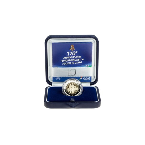 2 euro taliansko 2022 - polícia - proof - taliansko_2_euro_policia_proof_2