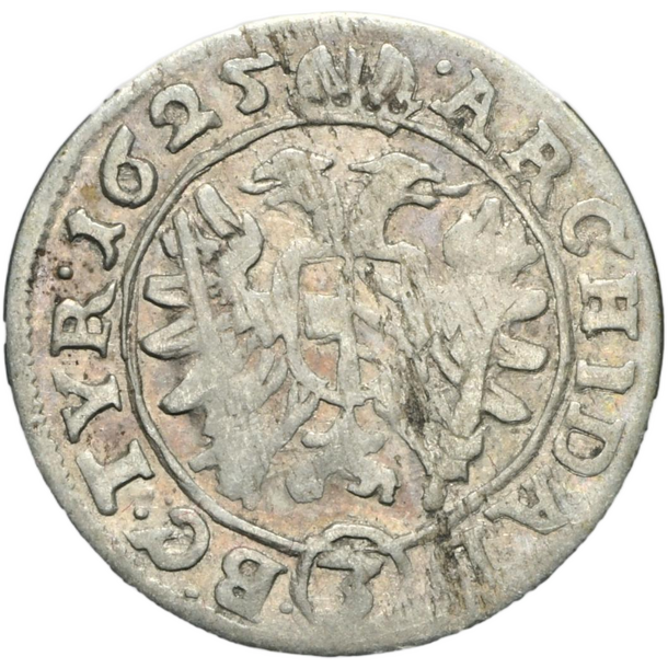 3 grajciar ferdinand ii. 1625 viedeň (w) - 3 Grajciar Ferdinand II. 1625 Viedeň 2