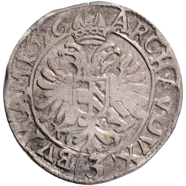 3 grajciar ferdinand ii. 1626 kutná hora (kh) - 3 Grajciar Ferdinand II. 1626 Kutná Hora KH-2