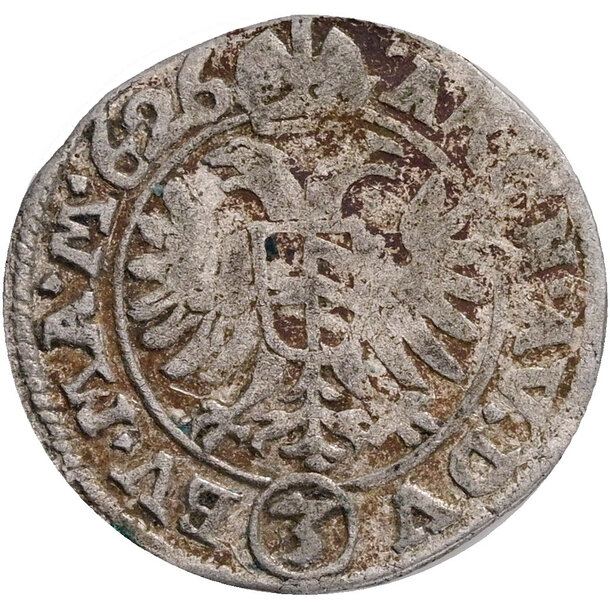 3 grajciar ferdinand ii. 1626 praha (pr) - 3 Grajciar Ferdinand II. 1626 Praha PR-2