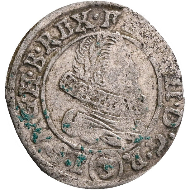 3 grajciar ferdinand ii. 1634 praha (pr) - 3 Grajciar Ferdinand II. 1634 Praha PR-1