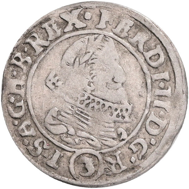 3 grajciar ferdinand ii. 1634 praha (pr) - 3 Grajciar Ferdinand II. 1634 Praha PR 2-1
