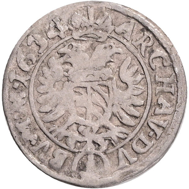 3 grajciar ferdinand ii. 1634 praha (pr) - 3 Grajciar Ferdinand II. 1634 Praha PR 2-2