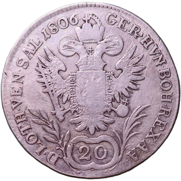20 grajciar františek ii.1806 a - 20 Grajciar František II.1806 A 2-2