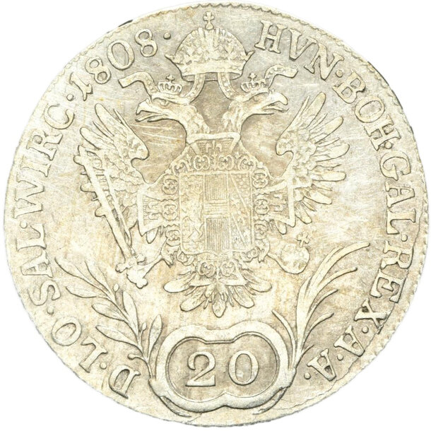 20 grajciar františek ii.1808 b - 20 Grajciar František II.1808 B-4