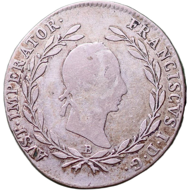 20 grajciar františek ii.1829 b - 20 Grajciar František II.1829 B-1