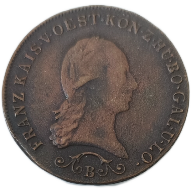 3 grajciar františek ii.1812 b - 3 Grajciar František II.1812 B-1