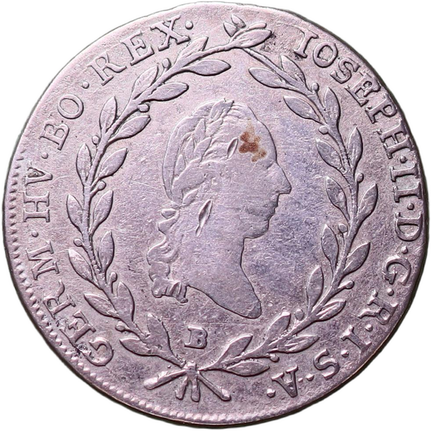 20 grajciar jozef ii.1787 b - 20 Grajciar Jozef II.1787 B-1