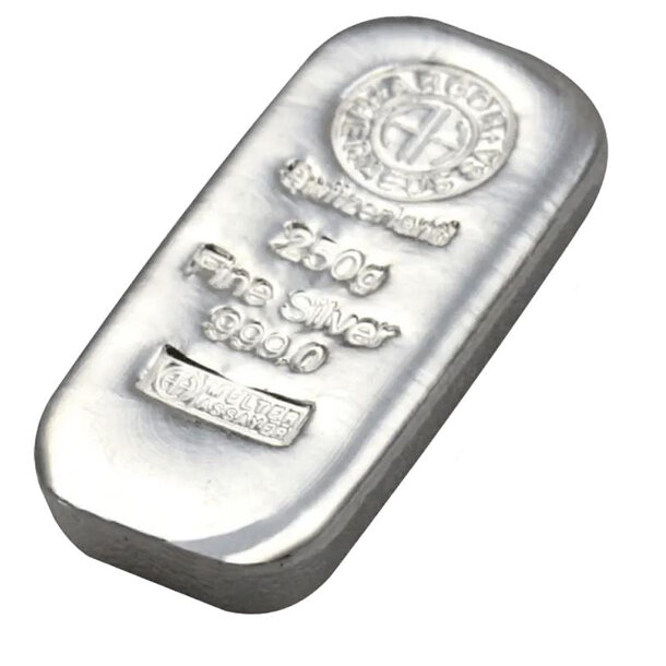 Strieborná tehlička argor-heraeus 250 g - Strieborná-tehlička-250-g
