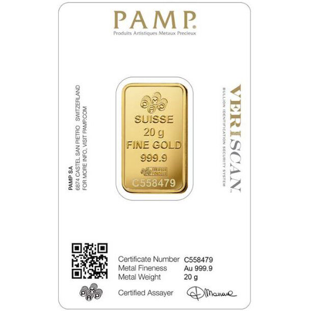 Zlatá tehlička pamp fortuna 20 g - zlata-tehlicka-pamp-20-g-2