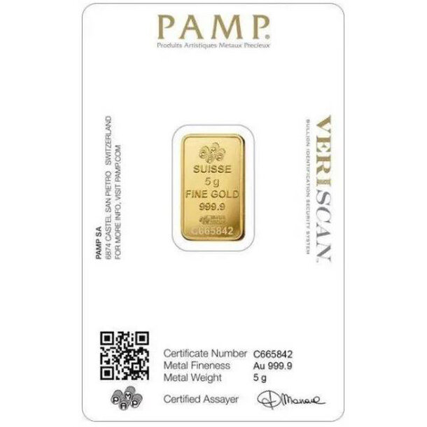 Zlatá tehlička pamp fortuna 5 g - zlata-tehlicka-pamp-5-g-2