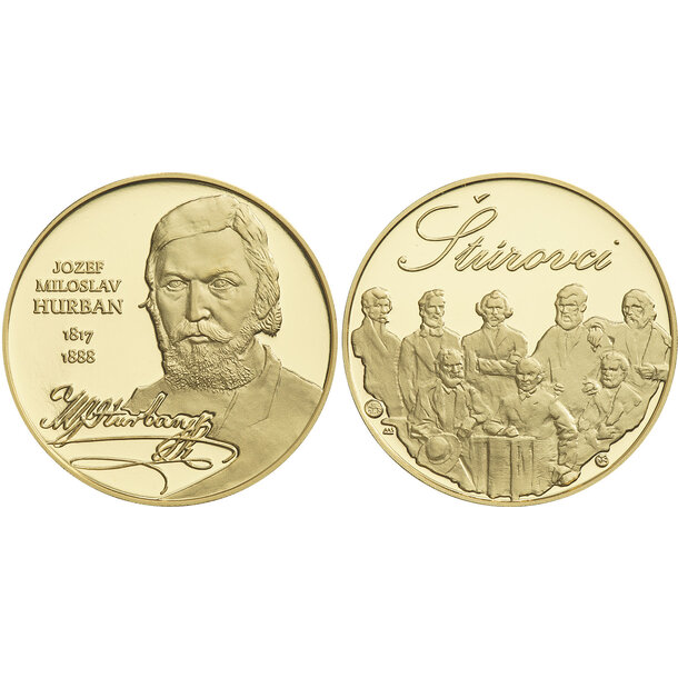 Medaila slovensko 2025 - štúrovci -  jozef miloslav hurban - hurban-