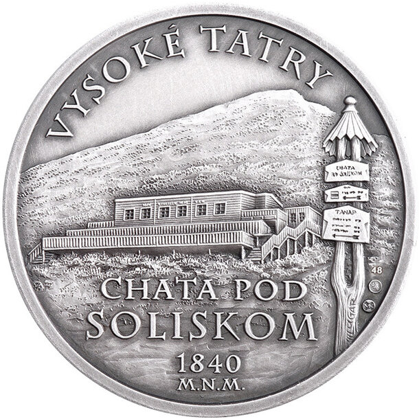 Medaila slovensko 2026 - chata pod soliskom - mediala-horske-chaty-solisko-striebro-2