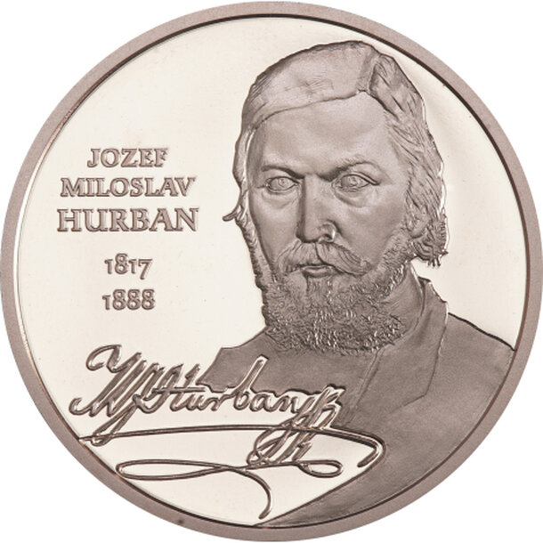 Medaila slovensko 2025 - štúrovci - jozef miloslav hurban - hurban-streibro-