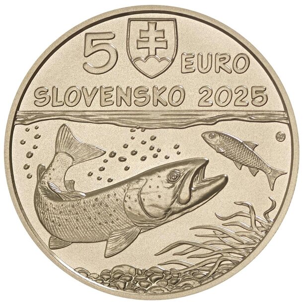5 euro slovensko 2025 - hlavátka podunajská - 5_euro_hlavatka-podunajska-a