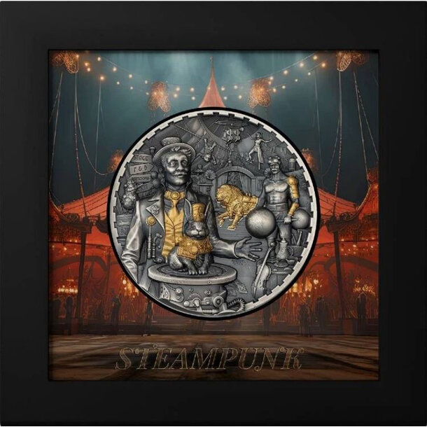 20 dollars cook islands 2024 - steampunk - karneval - 20 Dollars Cook Islands 2025 - Steampunk - Karneval-3