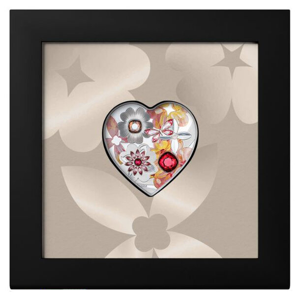 5 dollars cook islands 2026 - brilliant love - blossom - 5 Dollars Cook Islands 2026 Brilliant Love Blossom-3