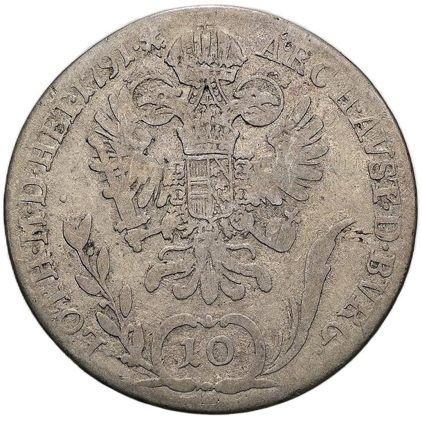 10 grajciar leopold ii. 1791 b - leopold-ii-10-krejcar-1791-b-2