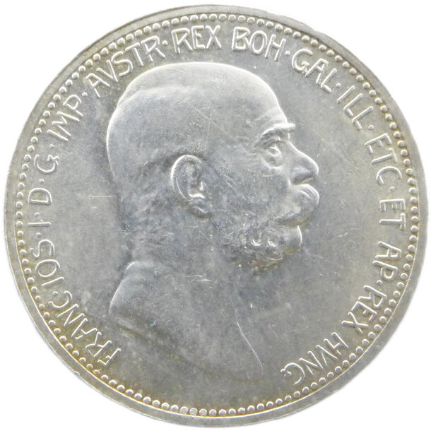 1 koruna františek jozef i. 1896 - jubileum - 1-koruna-1908-2-jbileum-1